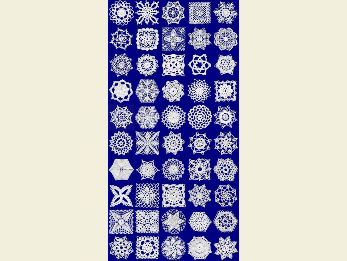 50 Fabulous Crochet Motifs in Thread Crochet - INSTANT DOWNLOAD