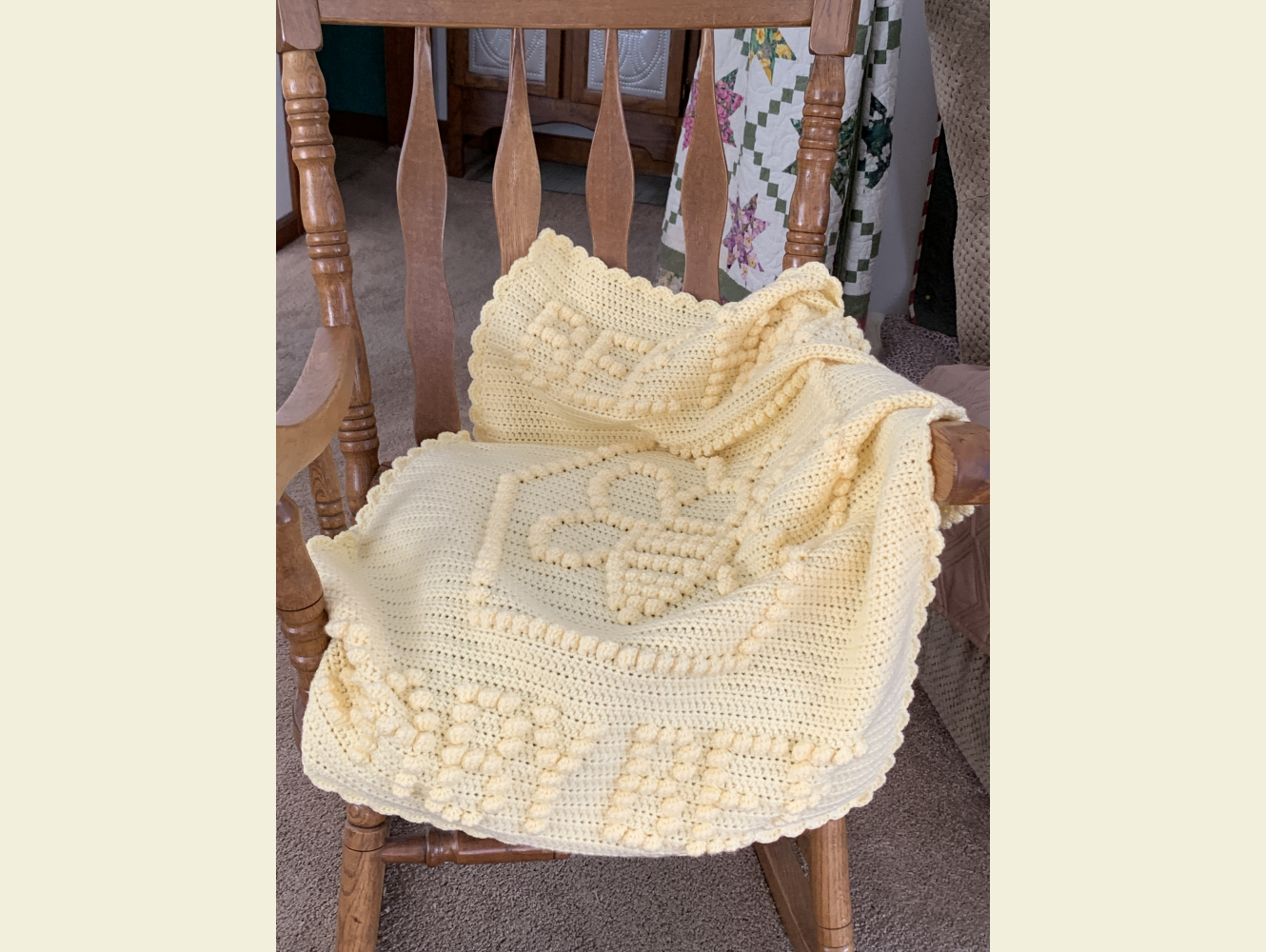 Crochet Baby Blanket - Bee Happy Baby Bee - Fast & Easy - INSTANT DOWNLOAD