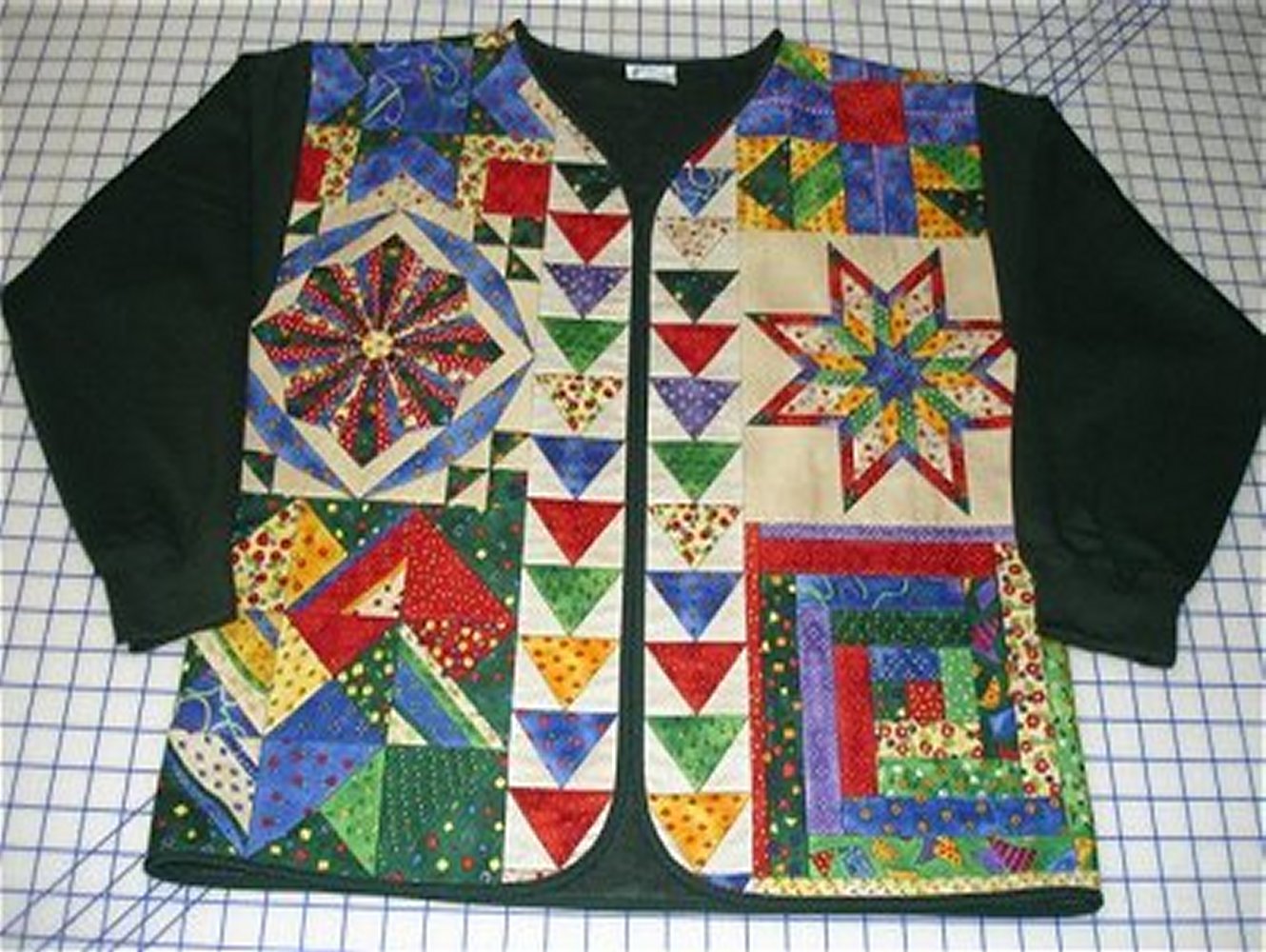 Sweatshirt to Quilted Jacket - Cheater Cloth - Pattern with Fabric Kit