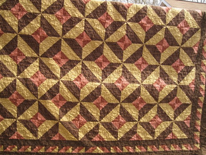 Chocolate & Cinnamon Quilt Pattern - INSTANT DOWNLOAD