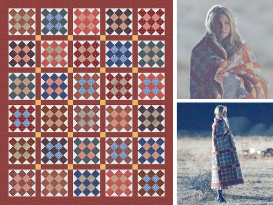 Elsa Dutton Quilt Pattern 1883 -  Granny Squares Quilt Pattern - INSTANT DOWNLOAD