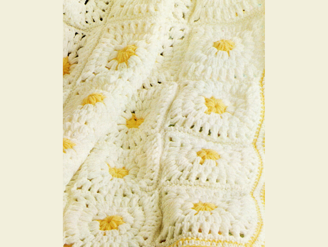 Vintage 2-in-1 Baby Crochet Pattern - Two Adorable Block-By-Block Baby / Crib Blankets / Afghans To Crochet - PDF Instant Digital Download