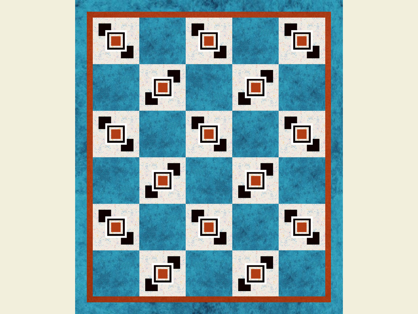 Three Squared Quilt Pattern - INSTANT DOWNLOAD – The Red Leaf Studio LLC